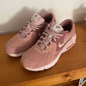 Pink Nike Air Max Tennis Shoes